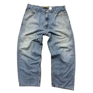 Vintage Levi's SilverTab Low Loose Denim Jeans Light Wash Baggy Wide Leg Skater